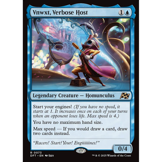 Vnwxt, Verbose Host, 73, rare, Magic: The Gathering, Aetherdrift