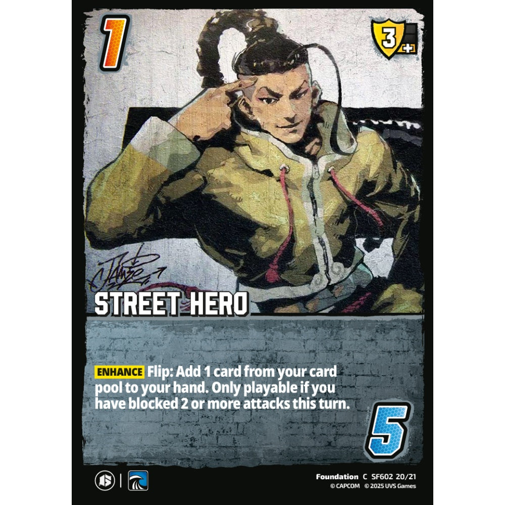 Street Hero 20/21 SF602 Universus Street Fighter 6: Challanger Series Chun-Li&Jamie Foundation C