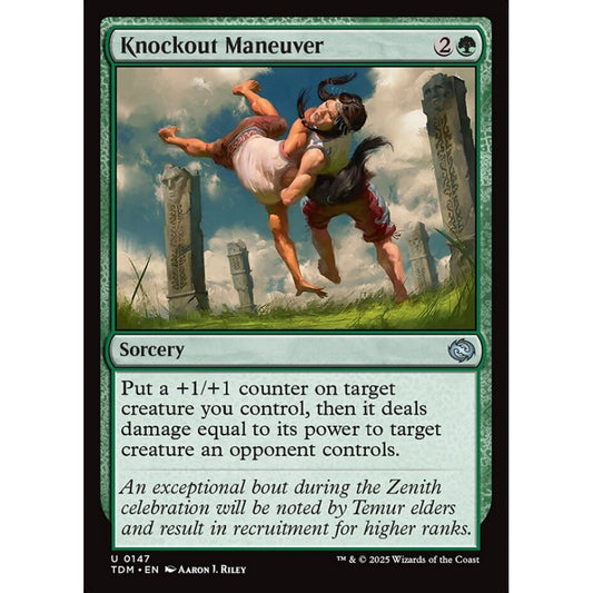 Knockout Maneuver uncommon 147 Magic the Gathering Tarkir: Dragonstorm