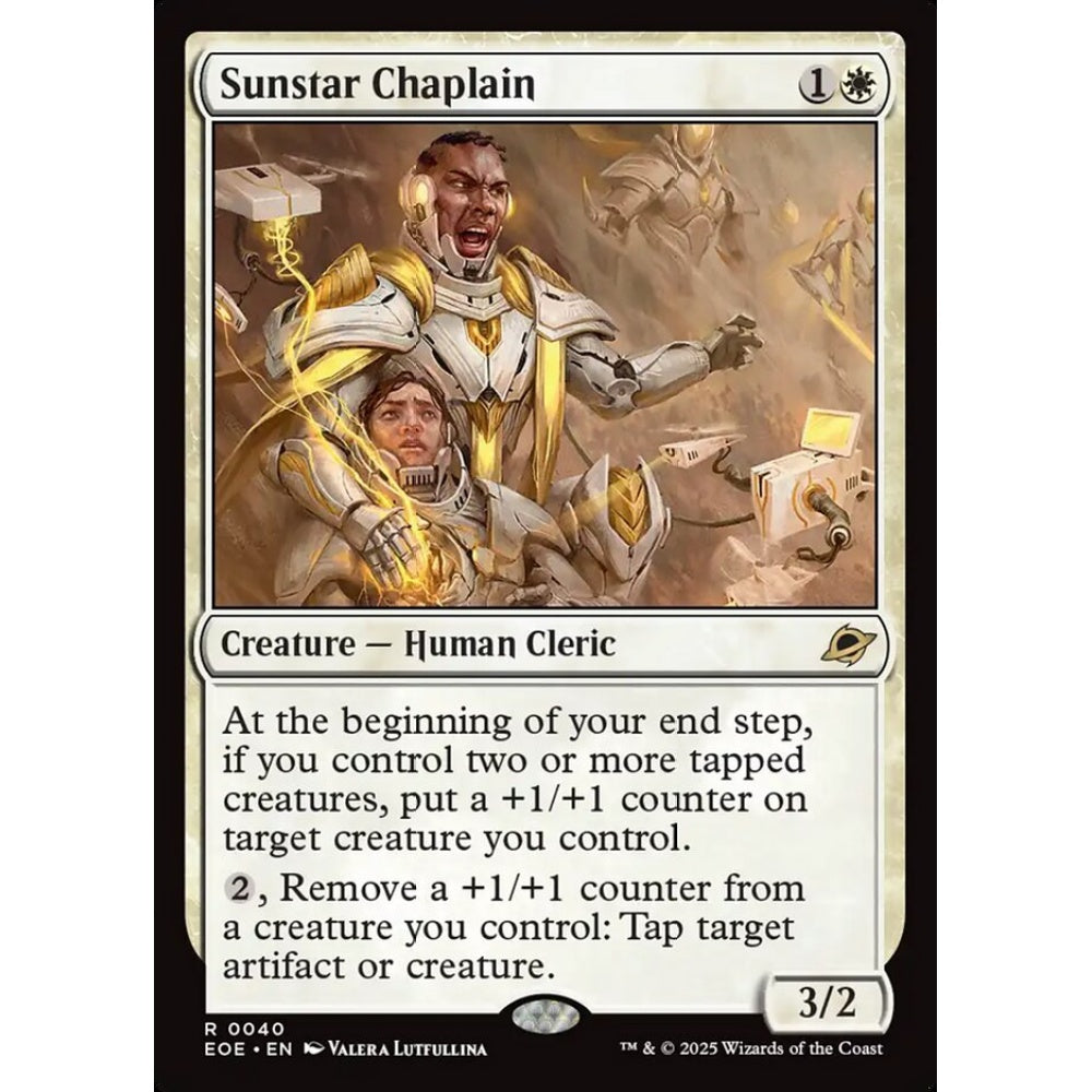 Sunstar Chaplain rare 40 Magic the Gathering Edge of Eternities