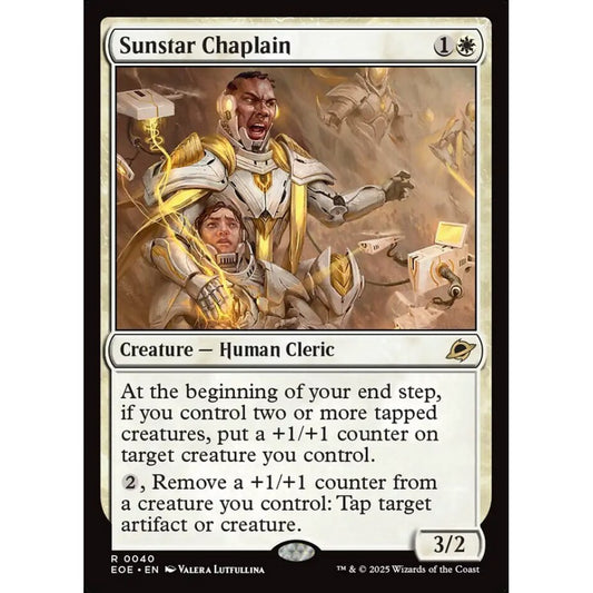Sunstar Chaplain rare 40 Magic the Gathering Edge of Eternities