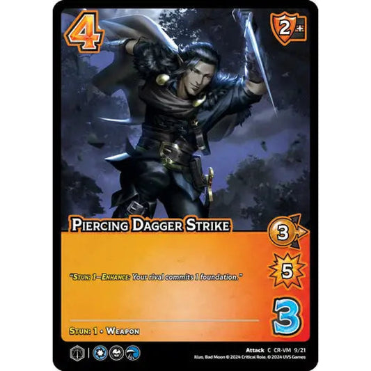 Piercing Dagger Strike, 9/21, C, UniVersus, Critical Role Vox Machina & Mighty Nein