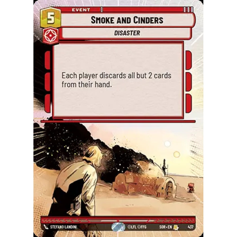 Smoke and Cinders, 437, R, Star Wars Unlimited, Sparks Of Rebellion