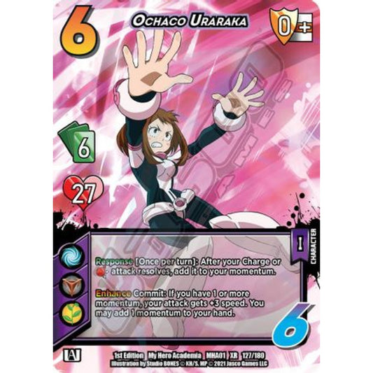 Ochaco Uraraka, 127/180, XR, UniVersus, MHA01 My Hero Academia