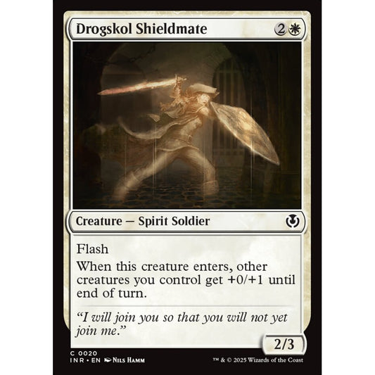 Drogskol Shieldmate, 20, common, Magic: The Gathering, Innistrad Remastered