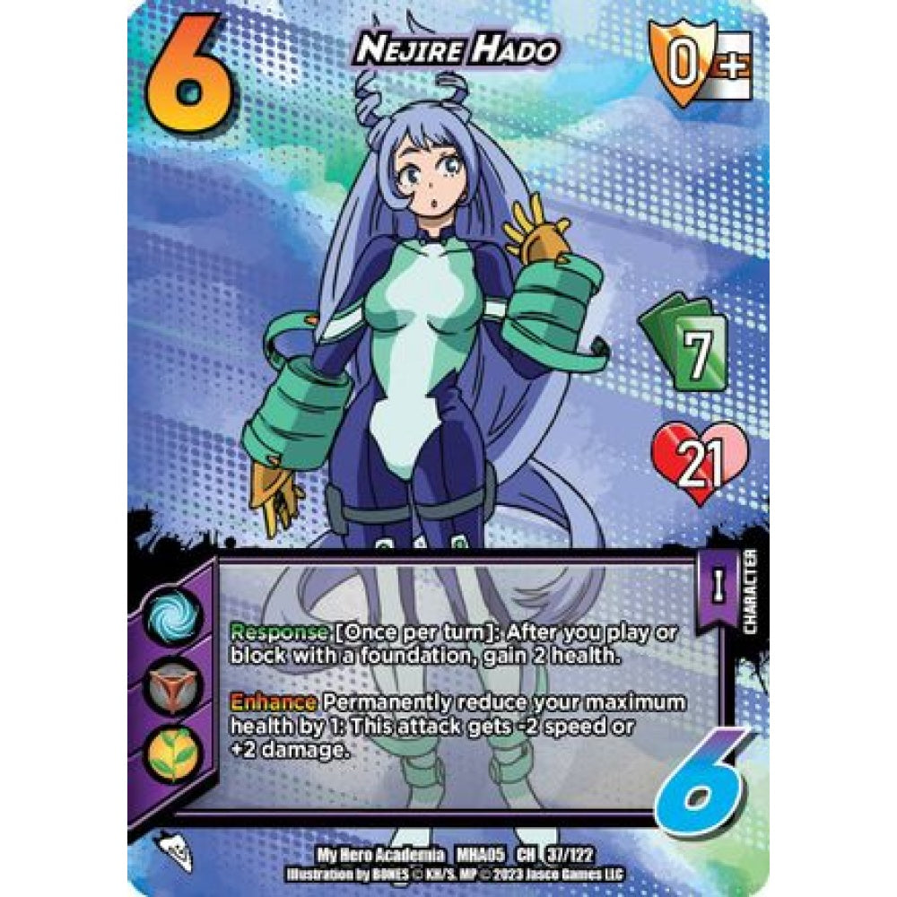 Nejire Hado, 37/122, CH, UniVersus, MHA05 Undaunted Raid