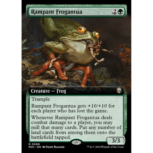 Rampant Frogantua, 66, rare, Magic: The Gathering, Modern Horizons 3