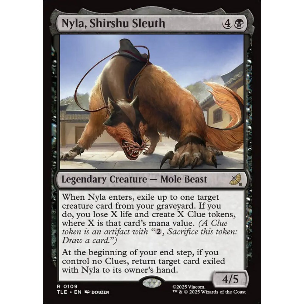Nyla, Shirshu Sleuth rare 109 Magic the Gathering Avatar: The Last Airbender Eternal