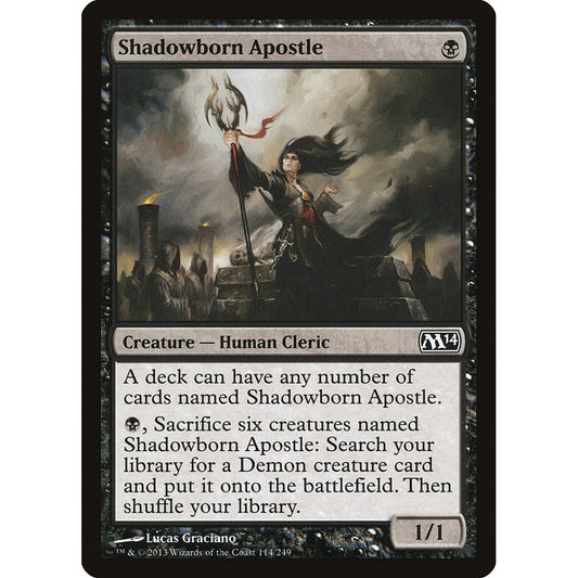 Shadowborn Apostle common 114 Magic the Gathering Magic 2014