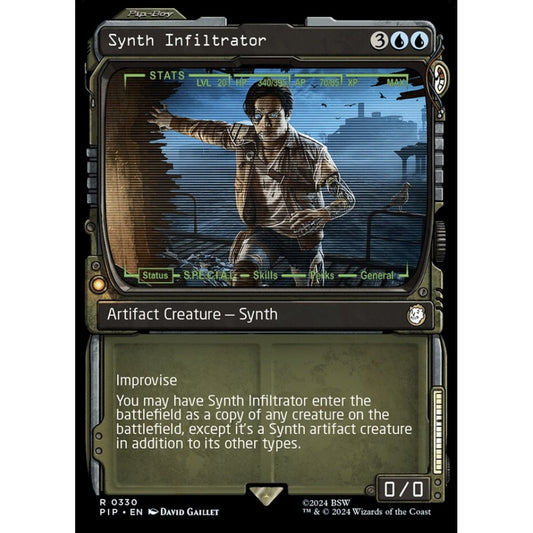 Synth Infiltrator rare 330 Magic the Gathering Fallout