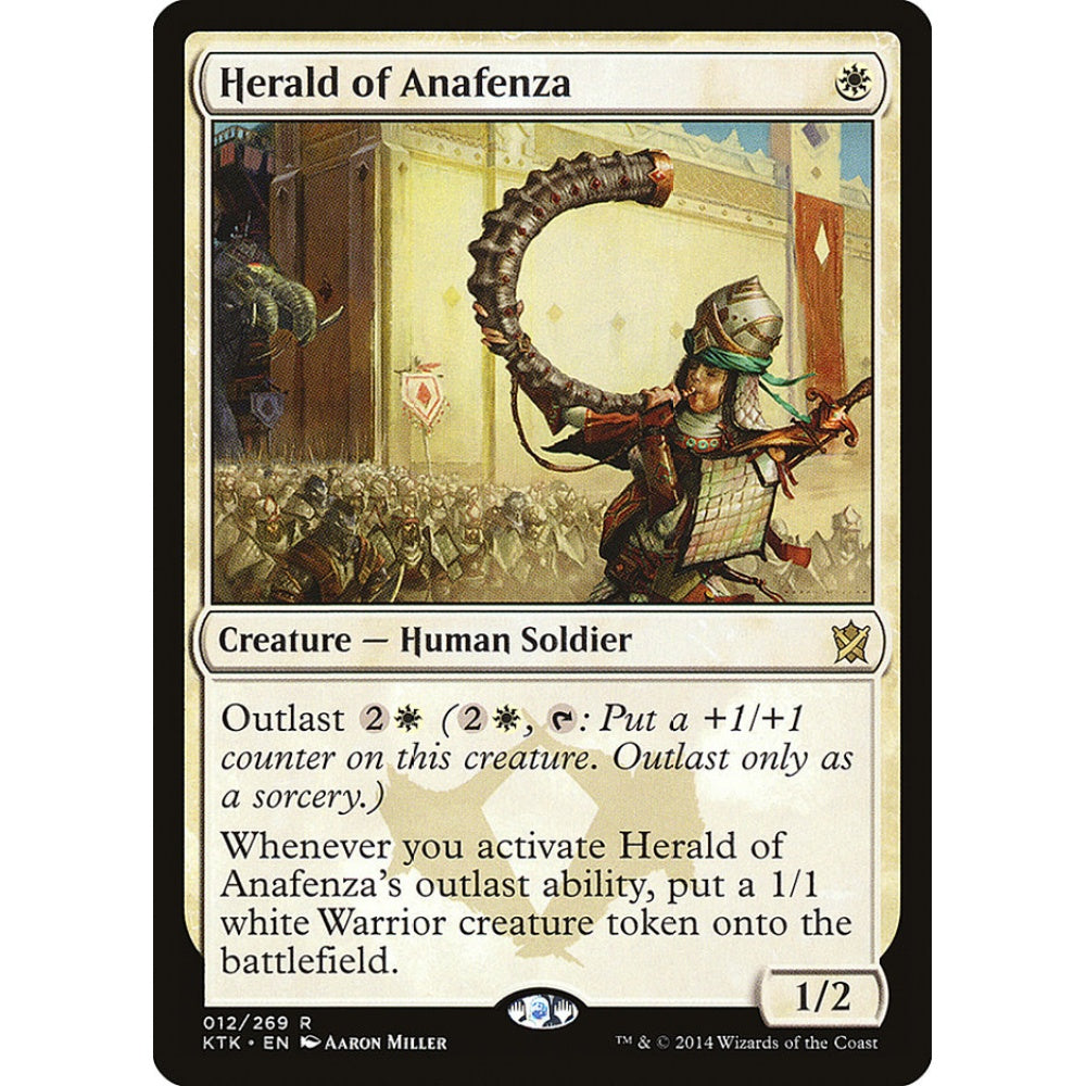 Herald of Anafenza rare 12 Magic the Gathering Khans of Tarkir