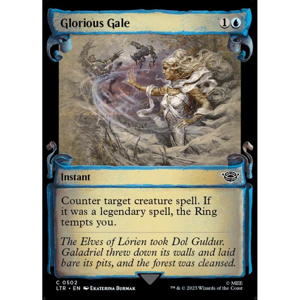 Glorious Gale, common, 502, Magic the Gathering, The Lord of the Rings: Tales of Middle-earth