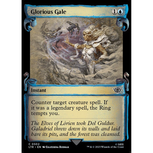 Glorious Gale, common, 502, Magic the Gathering, The Lord of the Rings: Tales of Middle-earth