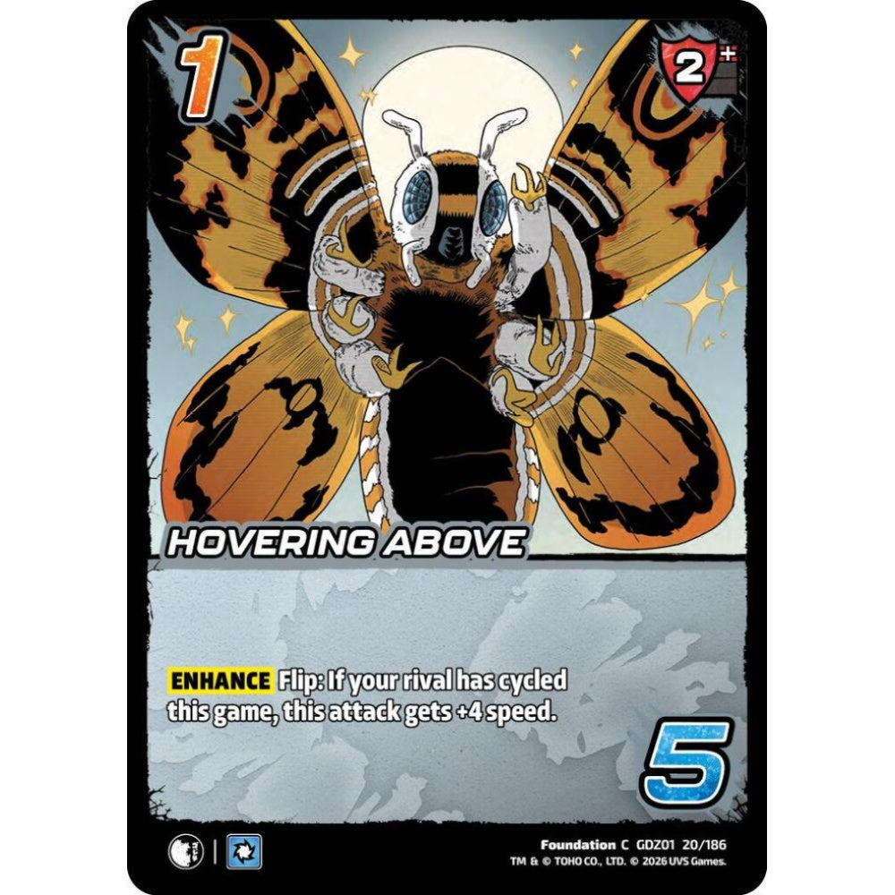 Hovering Above GDZ01 20/186 GDZ01 Universus Godzilla: Reign of Kaiju Foundation C