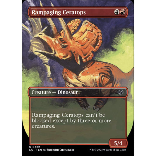 Rampaging Ceratops uncommon 322 Magic the Gathering The Lost Caverns of Ixalan