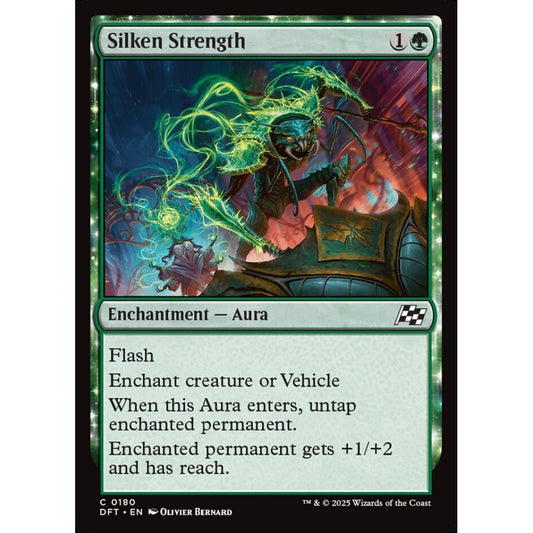 Silken Strength, 180, common, Magic: The Gathering, Aetherdrift