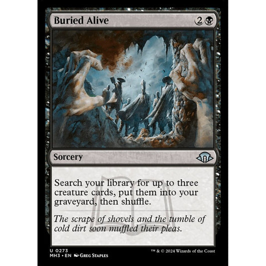 Buried Alive, 273, uncommon, Magic: The Gathering, Modern Horizons 3
