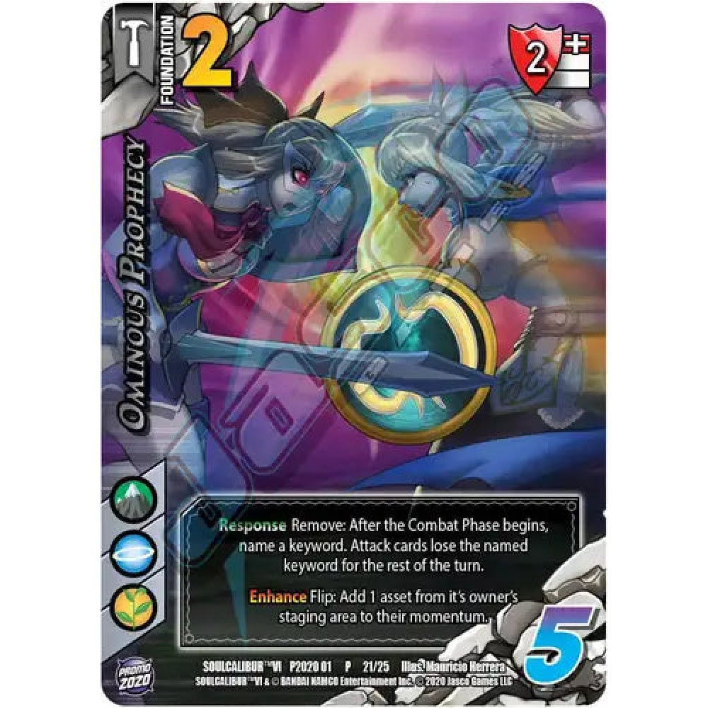 Ominous Prophecy, 21/25, P, UniVersus, Promos