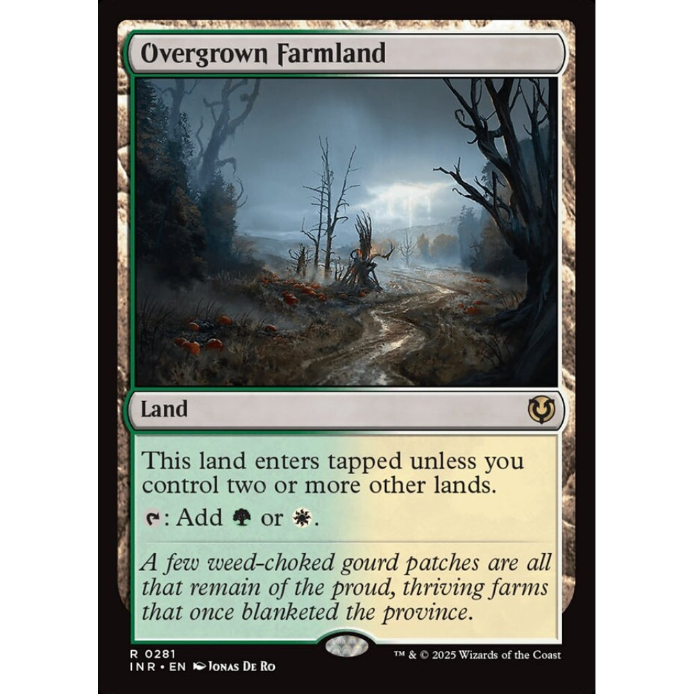Overgrown Farmland, 281, rare, Magic: The Gathering, Innistrad Remastered