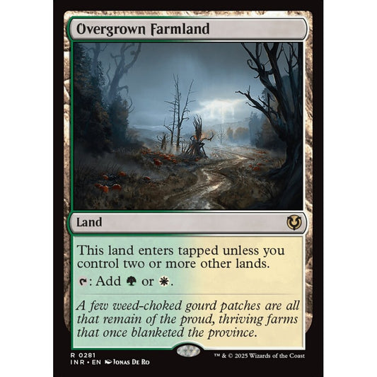 Overgrown Farmland, 281, rare, Magic: The Gathering, Innistrad Remastered