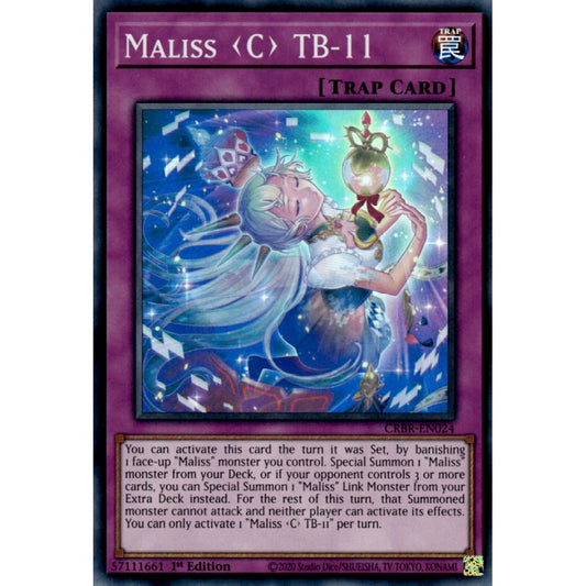 Maliss <C> TB-11 MP25-EN129 Prismatic Prismatic Secret Rare Yu-Gi-Oh 2025 Mega-Pack Tin in Art