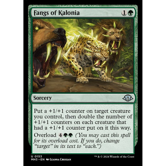 Fangs of Kalonia, 153, uncommon, Magic: The Gathering, Modern Horizons 3