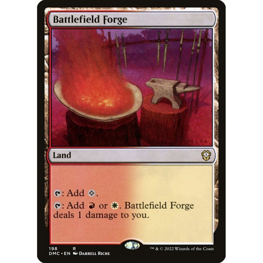 Battlefield Forge rare 198 Magic the Gathering Dominaria United Commander