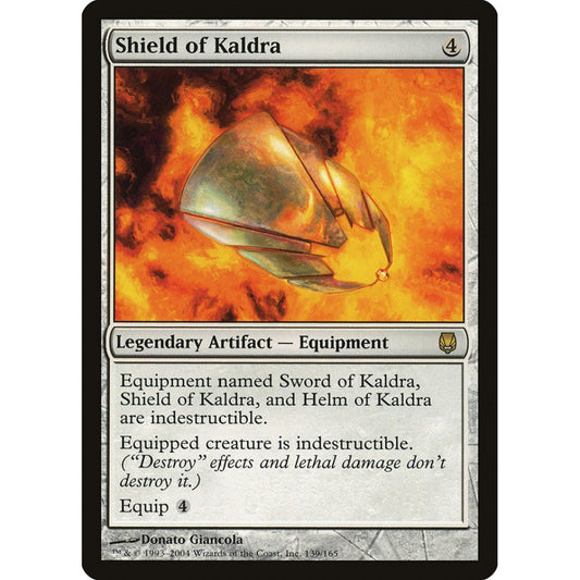 Shield of Kaldra rare 139 Magic the Gathering Darksteel