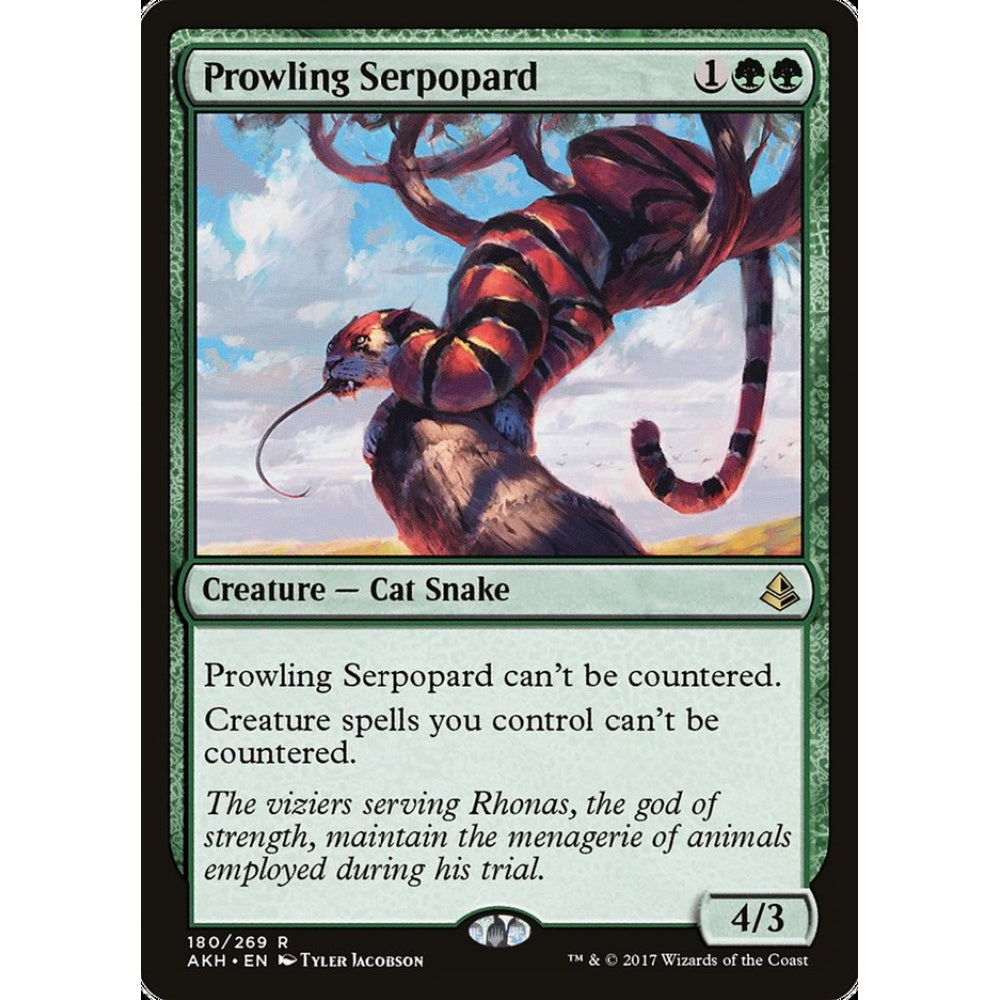 Prowling Serpopard rare 180 Magic the Gathering Amonkhet