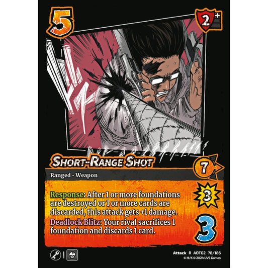Short-Range Shot, 78/186, AOT02, Universus, Attack on Titan: Origins of Power, Attack, R