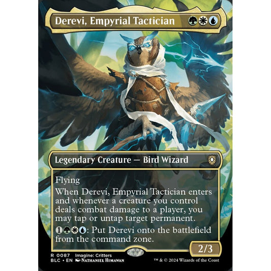 Derevi, Empyrial Tactician, 87, rare, Magic: The Gathering, Bloomburrow