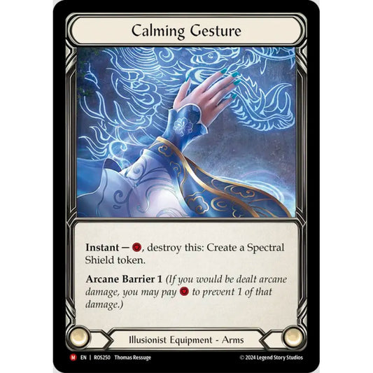 Calming Gesture, ROS250, Majestic, Flesh and Blood, Rosetta