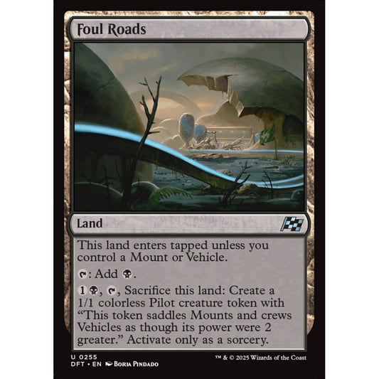Foul Roads, 255, uncommon, Magic: The Gathering, Aetherdrift