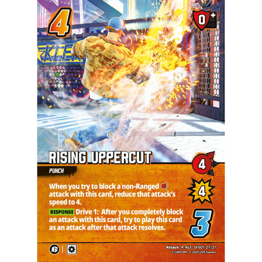Rising Uppercut 9/21 SF601 Universus Street Fighter 6: Challanger Series Ryu&Luke Attack R-ALT