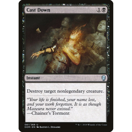 Cast Down uncommon 81 Magic the Gathering Dominaria