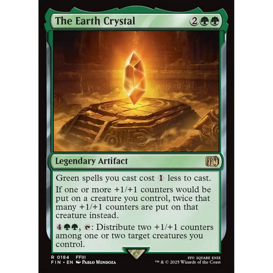 The Earth Crystal rare 184 Magic the Gathering Final Fantasy