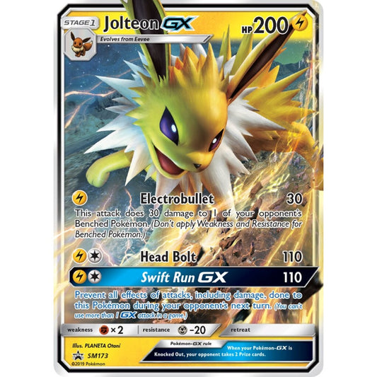 Jolteon-GX Promo SM173 Pokemon Card Game Sun & Moon Promos