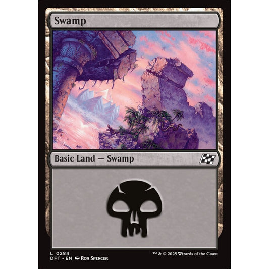 Swamp, 284, common, Magic: The Gathering, Aetherdrift