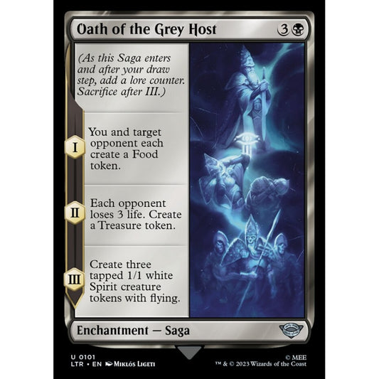 Oath of the Grey Host, uncommon, 101, Magic the Gathering, The Lord of the Rings: Tales of Middle-earth