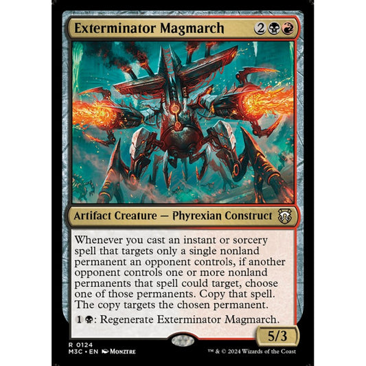 Exterminator Magmarch, 124, rare, Magic: The Gathering, Modern Horizons 3