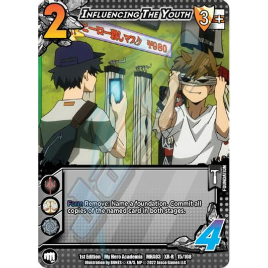 Influencing the Youth, 15/108, XR-R, UniVersus, MHA03 Heroes Clash
