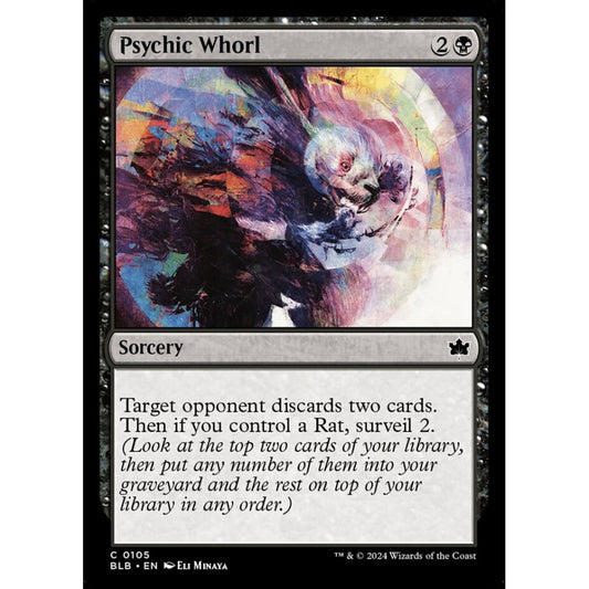 Psychic Whorl, 105, common, Magic: The Gathering, Bloomburrow