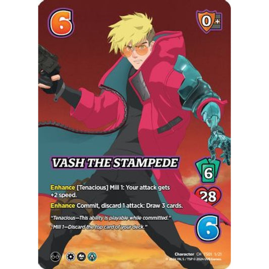 Vash the Stampede, 1/21, CH, UniVersus, Cowboy Bebop & Trigun Stampede