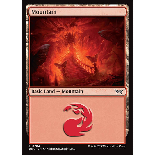 Mountain, 284, common, Magic: The Gathering, Duskmourn: House of Horror