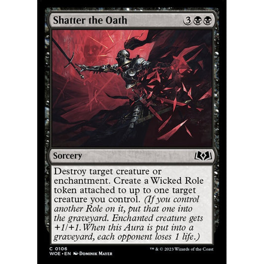 Shatter the Oath, common, 106, Magic the Gathering, Wilds of Eldraine