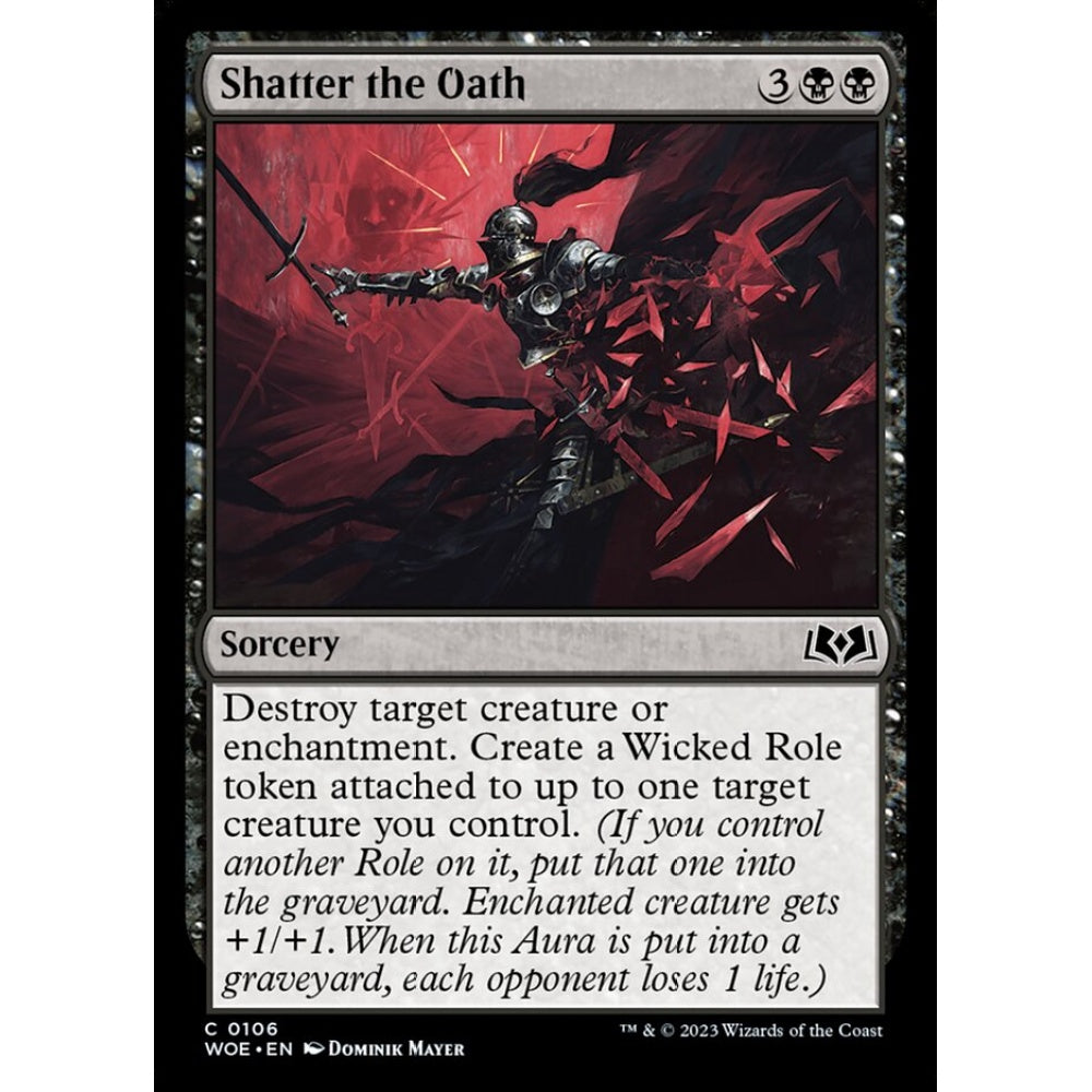 Shatter the Oath, common, 106, Magic the Gathering, Wilds of Eldraine