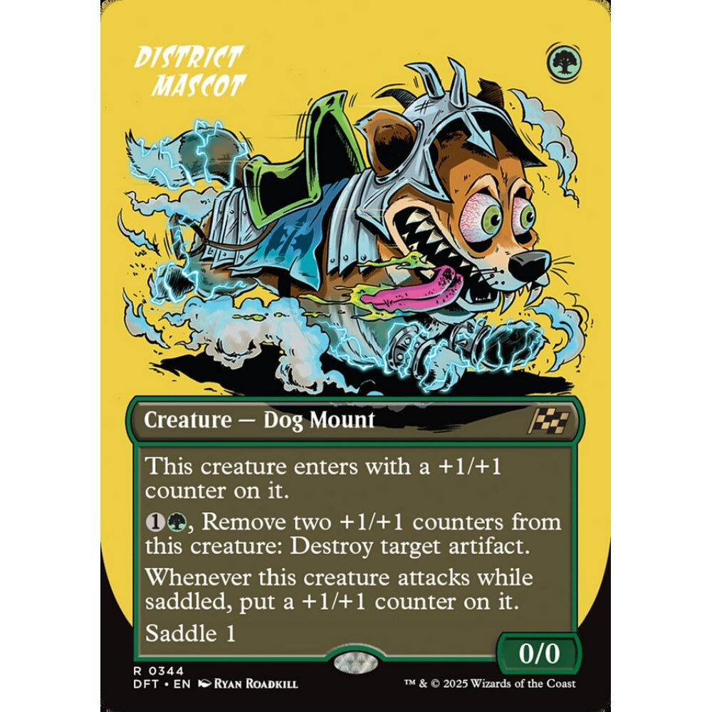 District Mascot, 344, rare, Magic: The Gathering, Aetherdrift