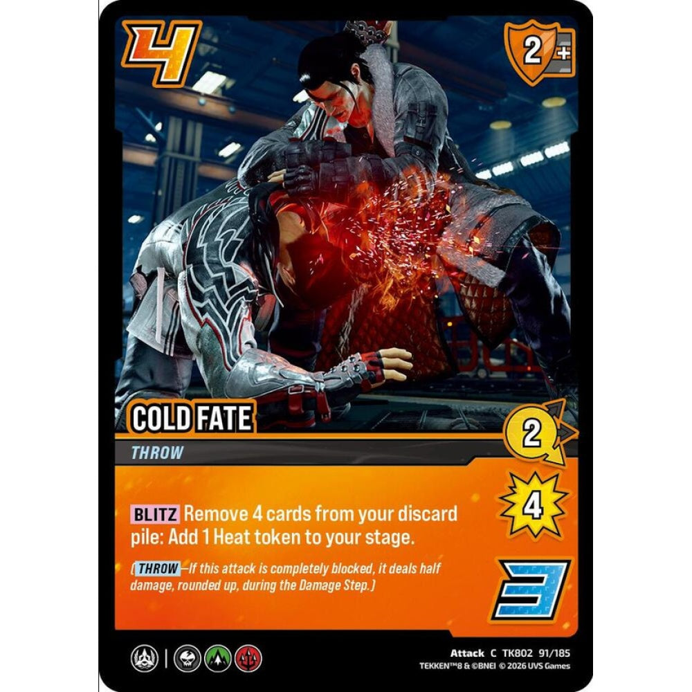 Cold Fate 91/185 TK802 Universus Tekken 8 Attack C