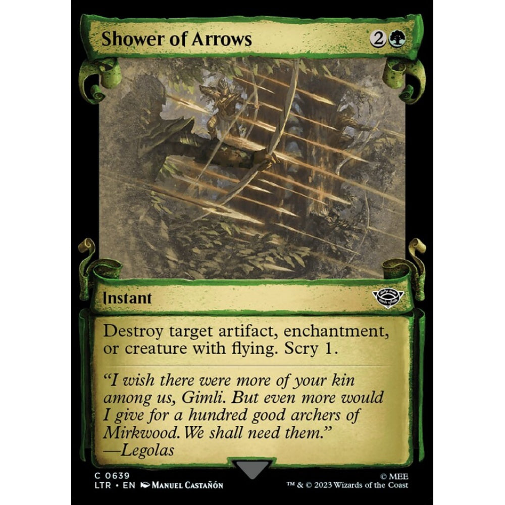 Shower of Arrows, common, 639, Magic the Gathering, The Lord of the Rings: Tales of Middle-earth