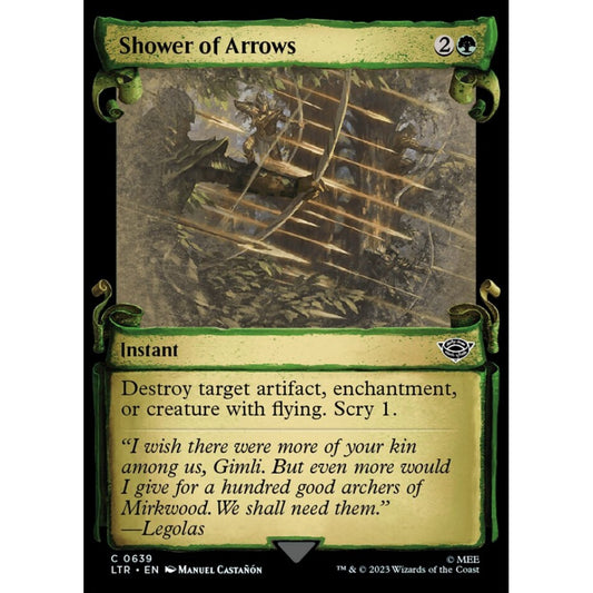 Shower of Arrows, common, 639, Magic the Gathering, The Lord of the Rings: Tales of Middle-earth